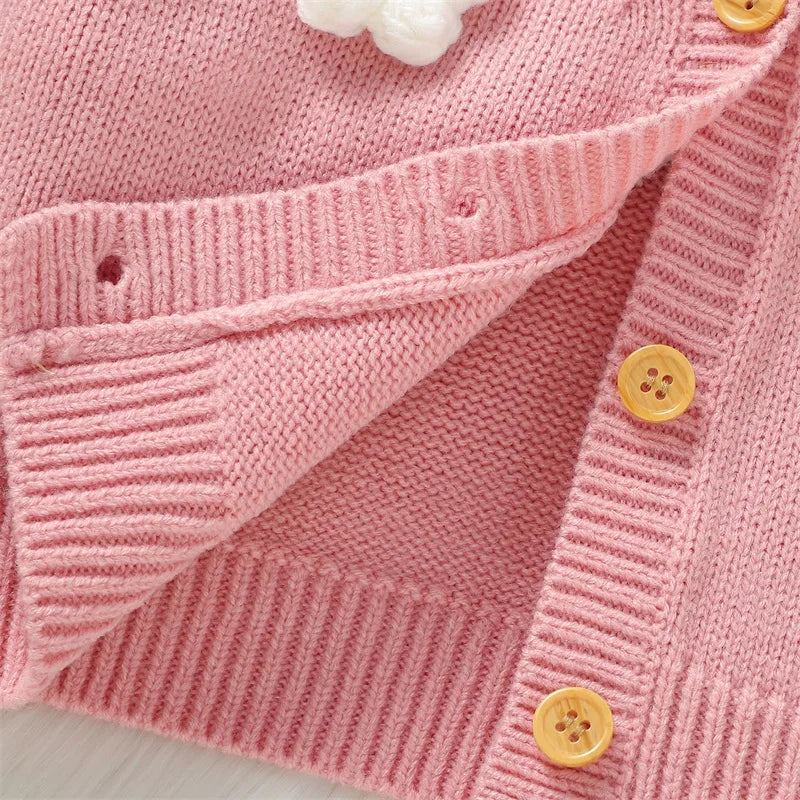 Flower Knitted Cardigan (click for more colours)